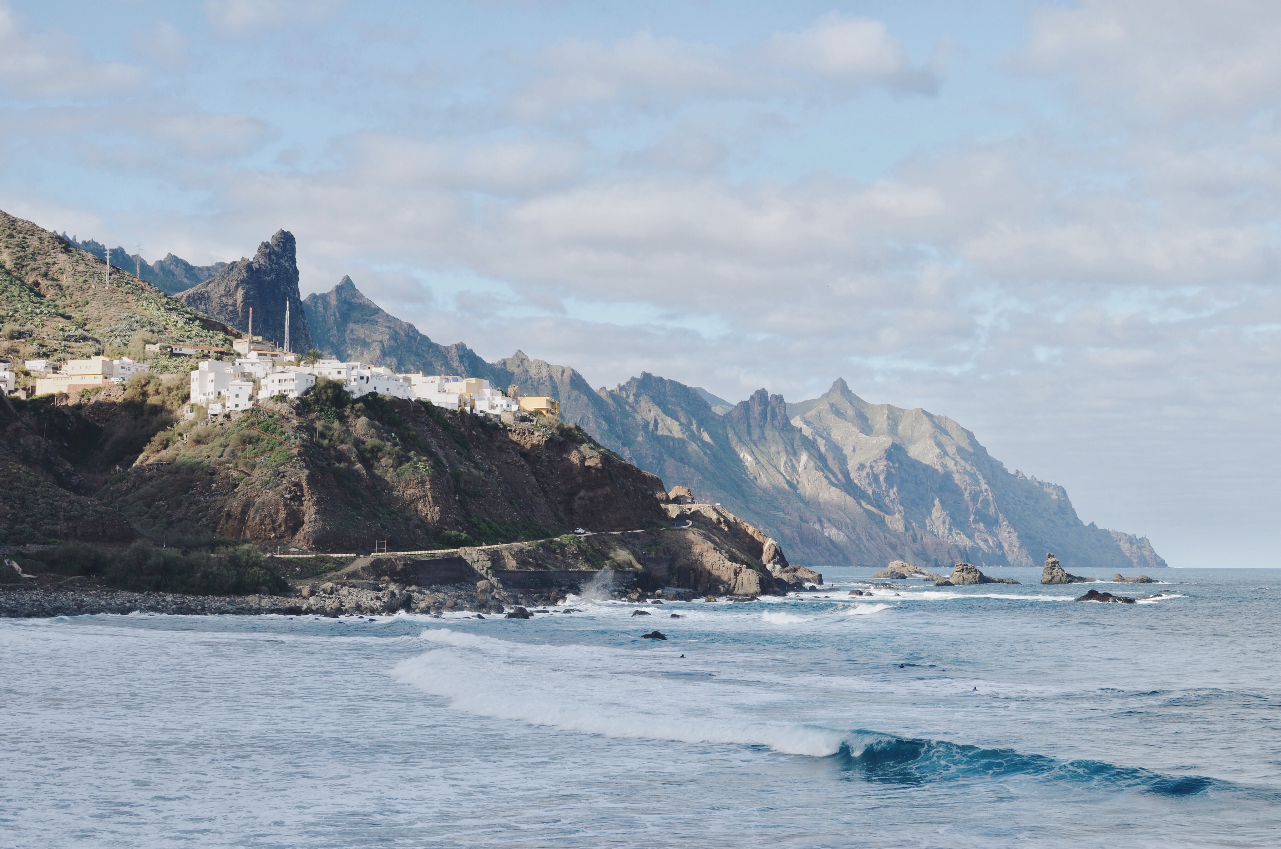 Playa de Almáciga in the Anaga mountains