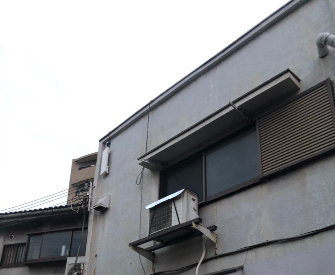 大阪市西淀川区　地デジデザインアンテナ取付設置（電波障害修理）