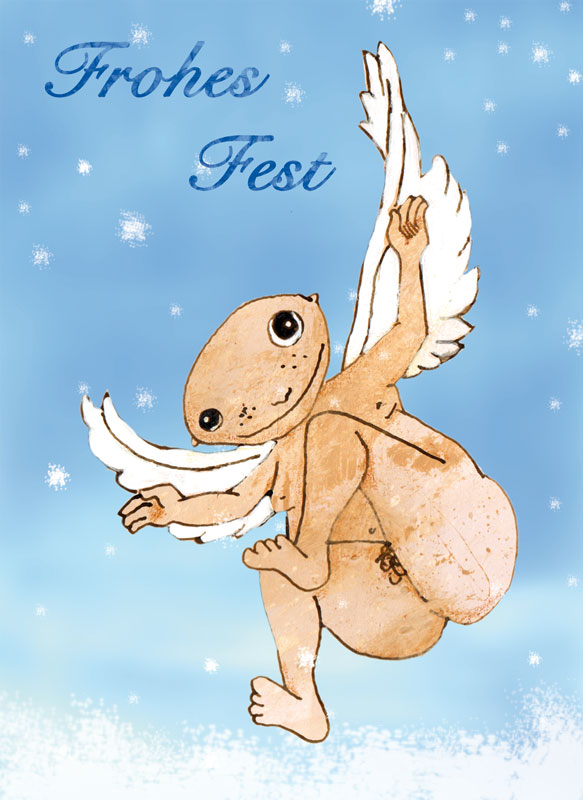 Weihnachtsengel | Postkarte