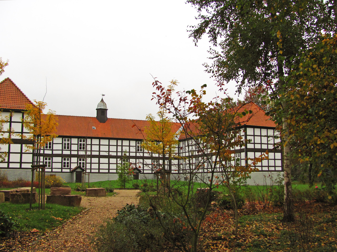 Der Amtshof, unser "Rathaus", von der Südseite