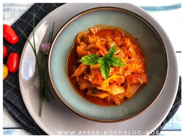 Kapuska -tuerkische Kohlpfanne mit Hackfleisch |200 Kalorien