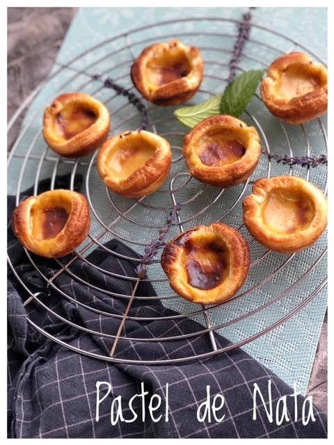 Portugiesische Vanille Toertchen aus Blaetterteig l Pastel de Nata