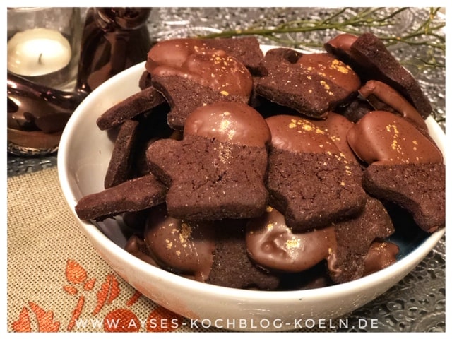 Einfache Schokoladen Plaetzchen mit Nutella l Nutella Plaetzchen