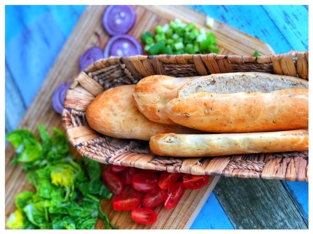 Tuerkisches Sandwich Brot wie Subway