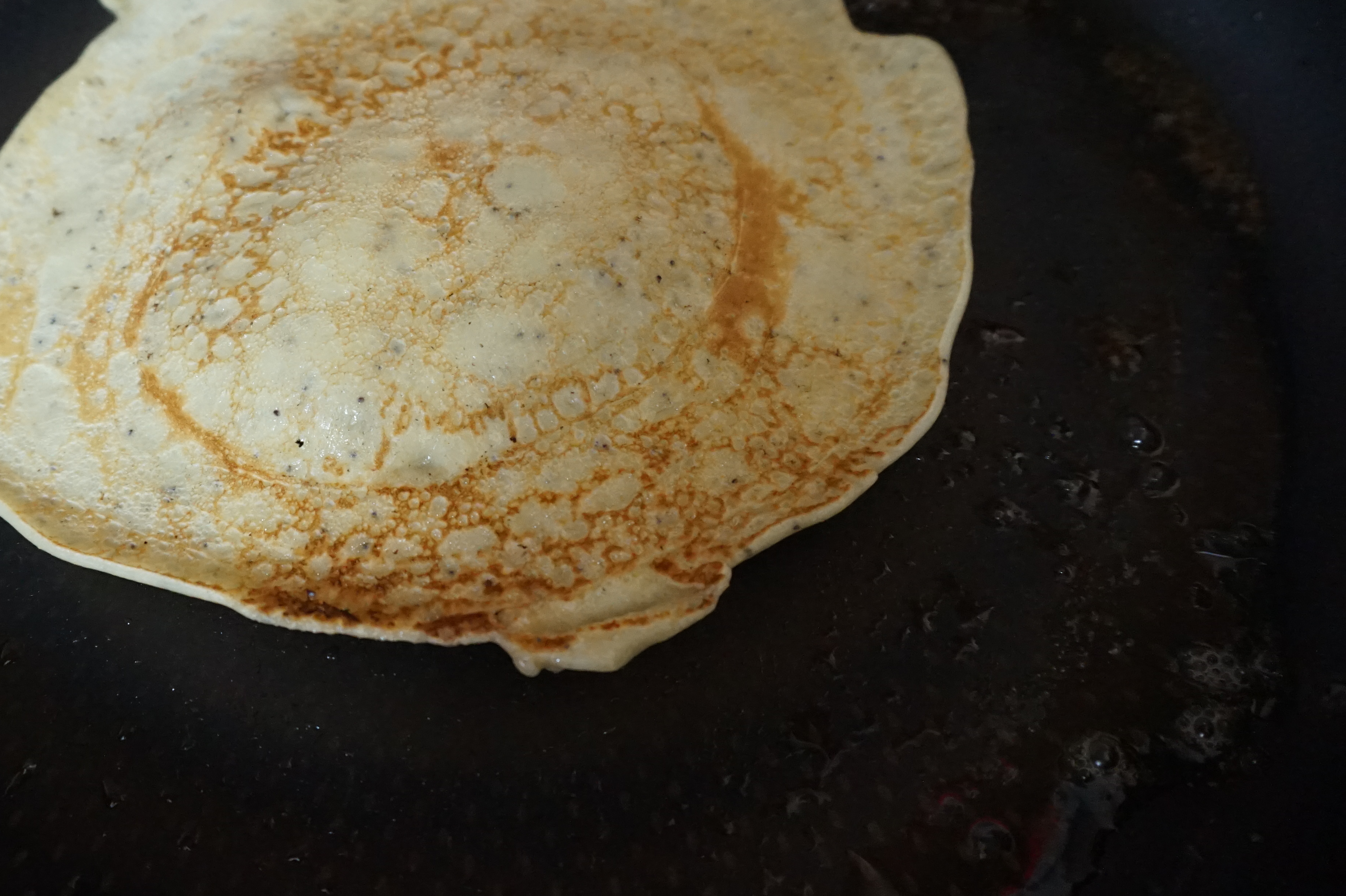 Rezept leckere Pfannkuchen mit Mohn | Eierkuchen | krep