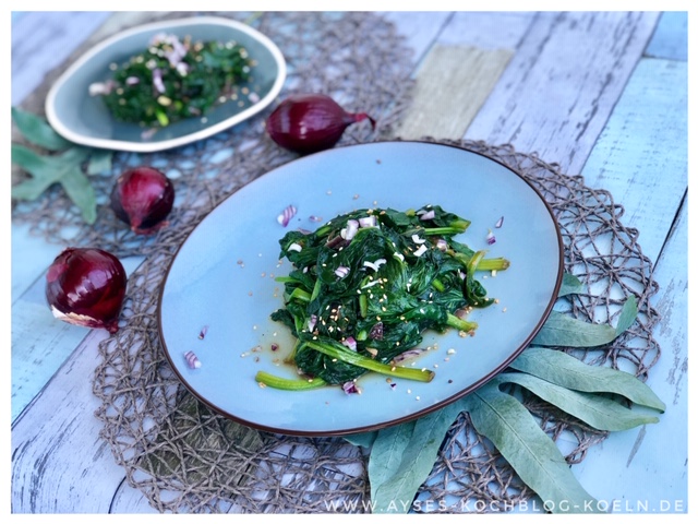 Leckere Spinatpfanne a la Jamie Oliver l bestes Rezept fuer Spinat l wie Spinat zubereiten