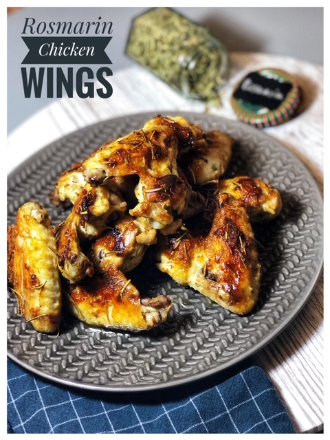 Rosmarin-Butter Chicken Wings l Rosmarin Haehnchen l Tuerkische Haehnchen-Marinade