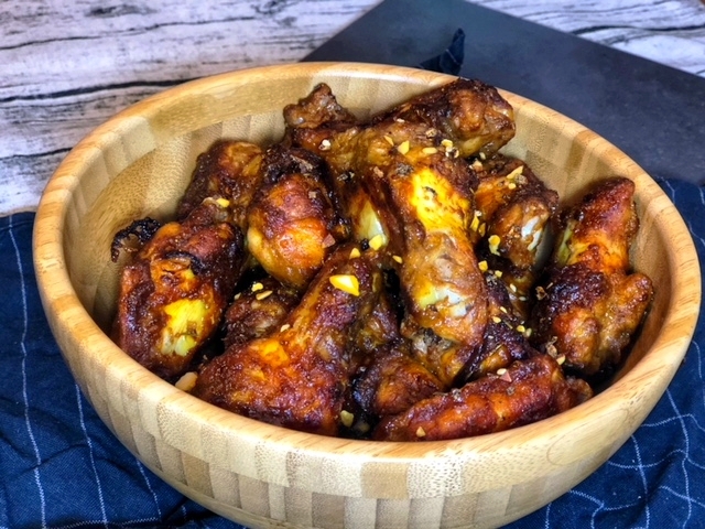 saftige indische Curry Chicken Wings aus dem Backofen