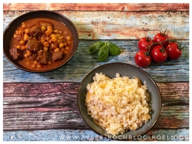 Tuerkische Kichererbsen Gulaschsuppe l Kirchererbsen Eintopf l Nohutlu et