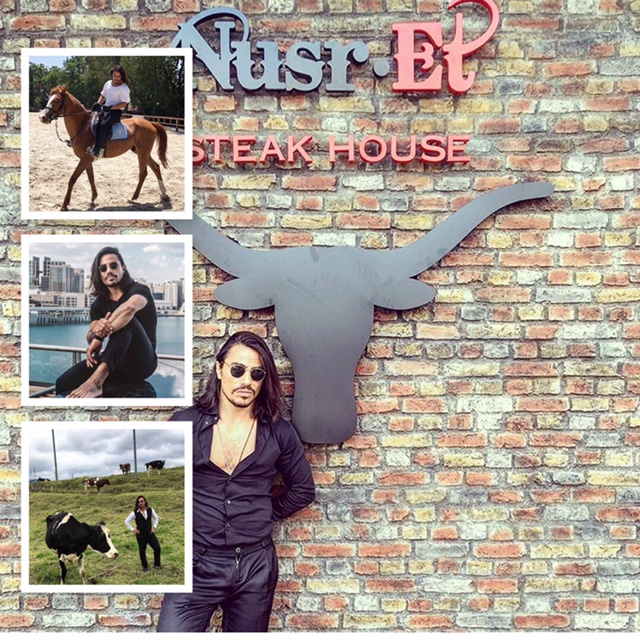 Nusret Doppel Brioche Burger mit Sucuk - Salt Bea