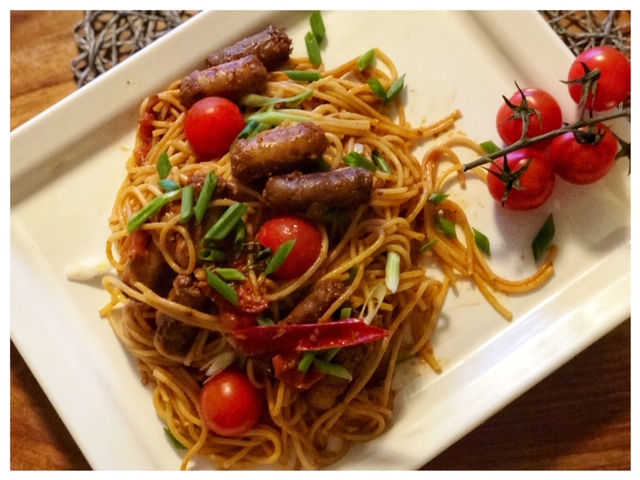 Pasta mit Sucuk-Tomaten-Sauce l Summer Pasta Merguez Jamie Oliver l Sommernudeln