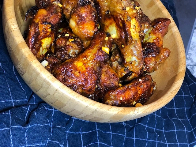 saftige indische Curry Chicken Wings aus dem Backofen