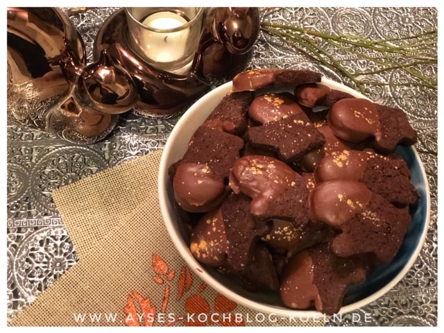 Einfache Schokoladen Plaetzchen mit Nutella l Nutella Plaetzchen
