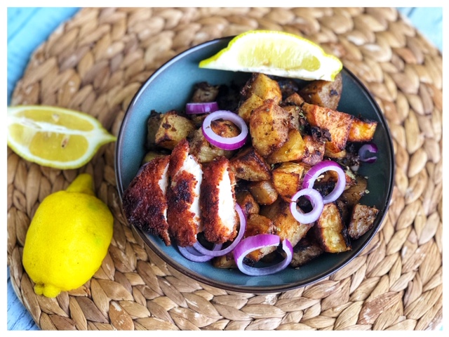 Indische Marinade mit Joghurt l indische Ofenkartoffeln mit Garam Masala
