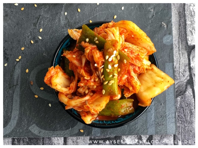 selbstgemachtes Kimchi Rezept – Fermentierter Kohl im Glas l Kimchi Comme ca