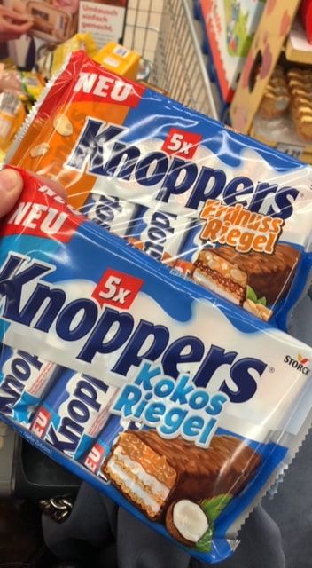 Wie schmeckt Knopper Riegel Kokos und Erdnuss