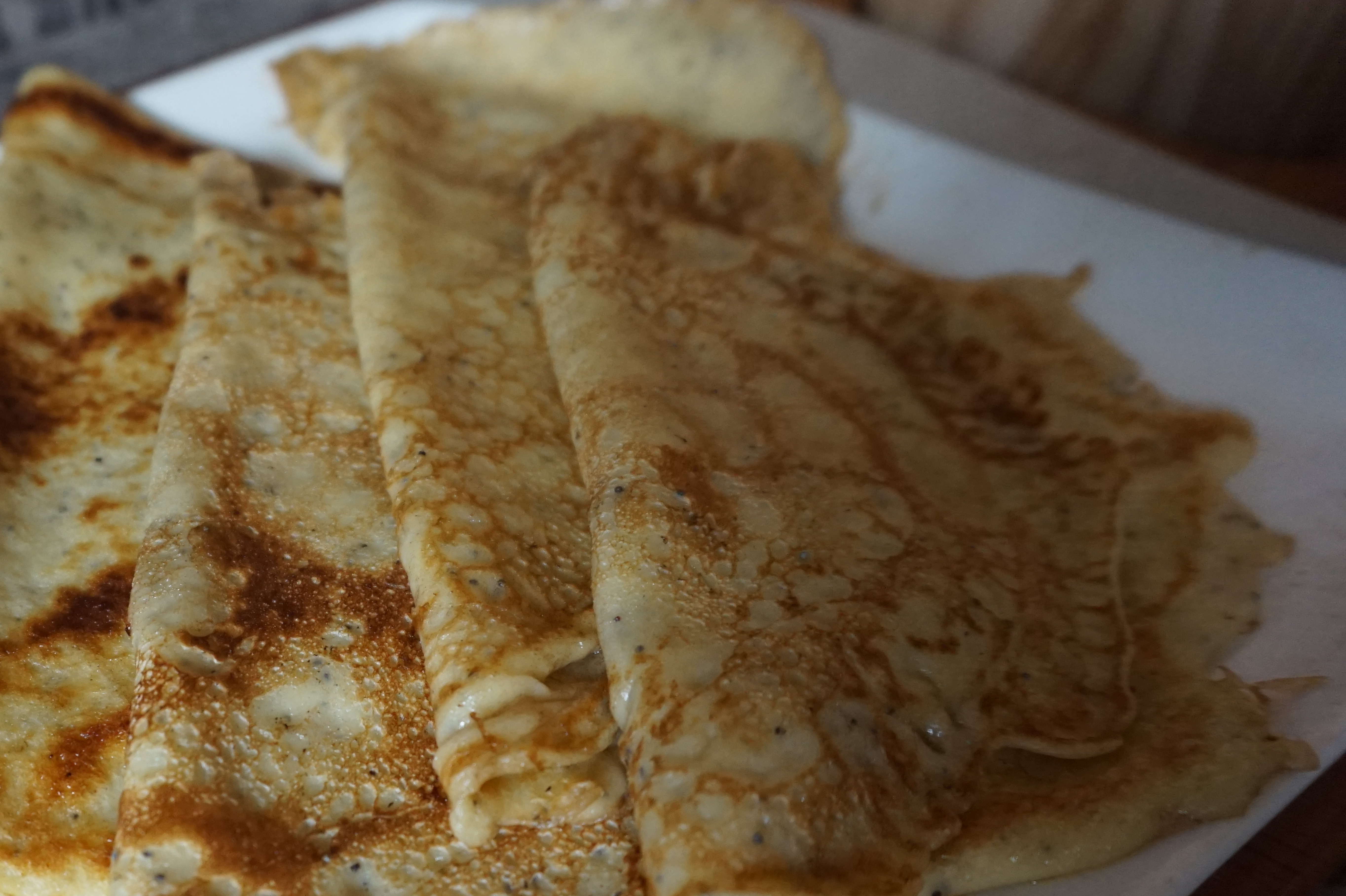 Rezept leckere Pfannkuchen mit Mohn | Eierkuchen | krep