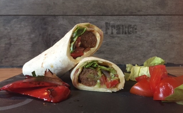 Merguez Wrap mit Guacamole l fertig in 15 Minuten