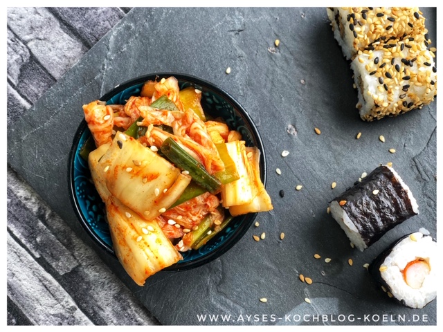 selbstgemachtes Kimchi Rezept – Fermentierter Kohl im Glas l Kimchi Comme ca