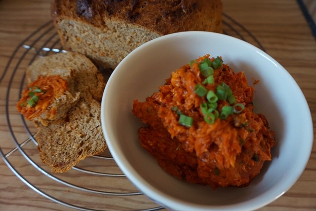 vegane Tomatenbutter selbstgemacht als Dip