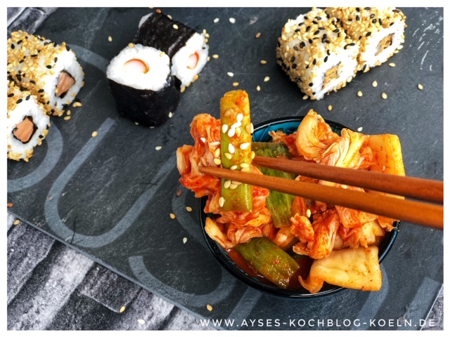selbstgemachtes Kimchi Rezept – Fermentierter Kohl im Glas l Kimchi Comme ca