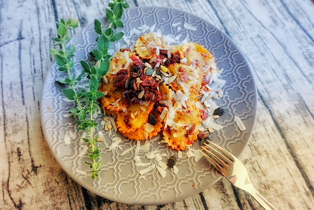 schnelles Tortellini-Rezept mit getrockneten Tomaten l Fertig in 15 Minuten