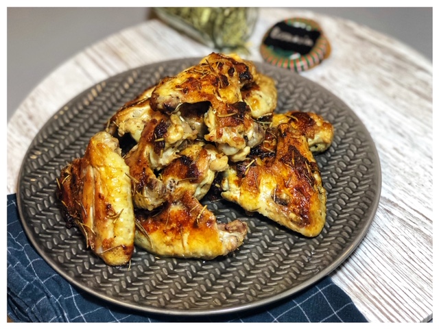 Rosmarin-Butter Chicken Wings l Rosmarin Haehnchen l Tuerkische Haehnchen-Marinade