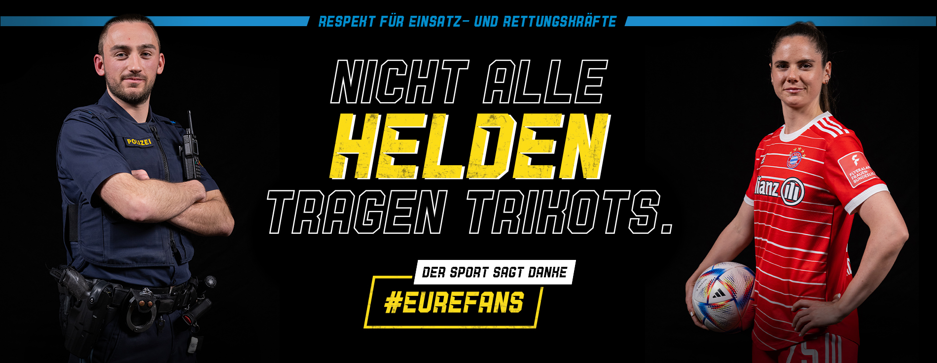 Nicht alle Helden tragen Trikots - Der Sport sagt Danke 