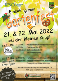 Herzliche Einladung zum Gartenfest der Ringelsteiner