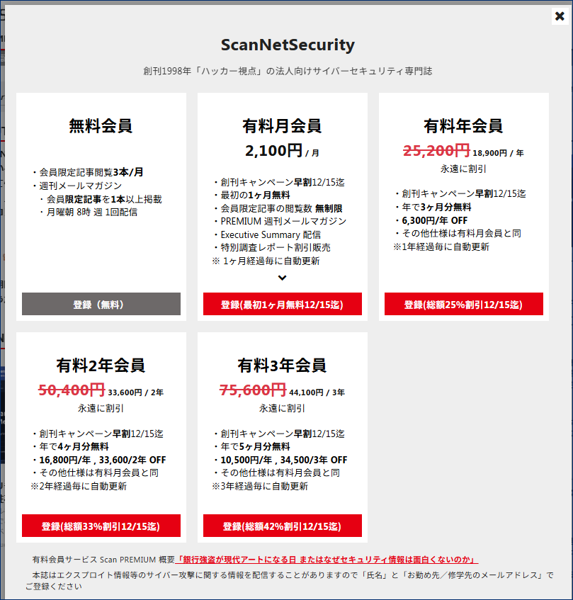 Scan PREMIUM個人年間契約(10年) - [NSRI]