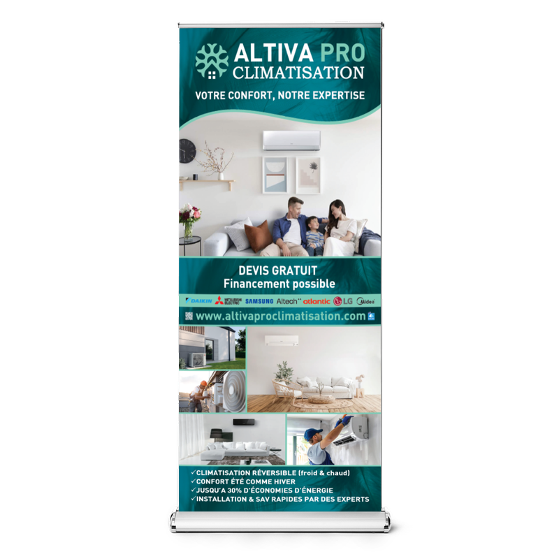 Roll up Altiva Pro Menuisier 