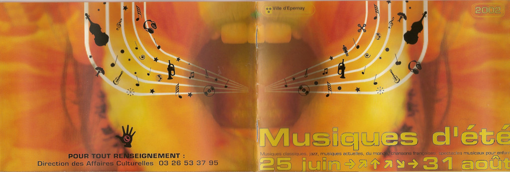 Couverture plaquette festival de musique