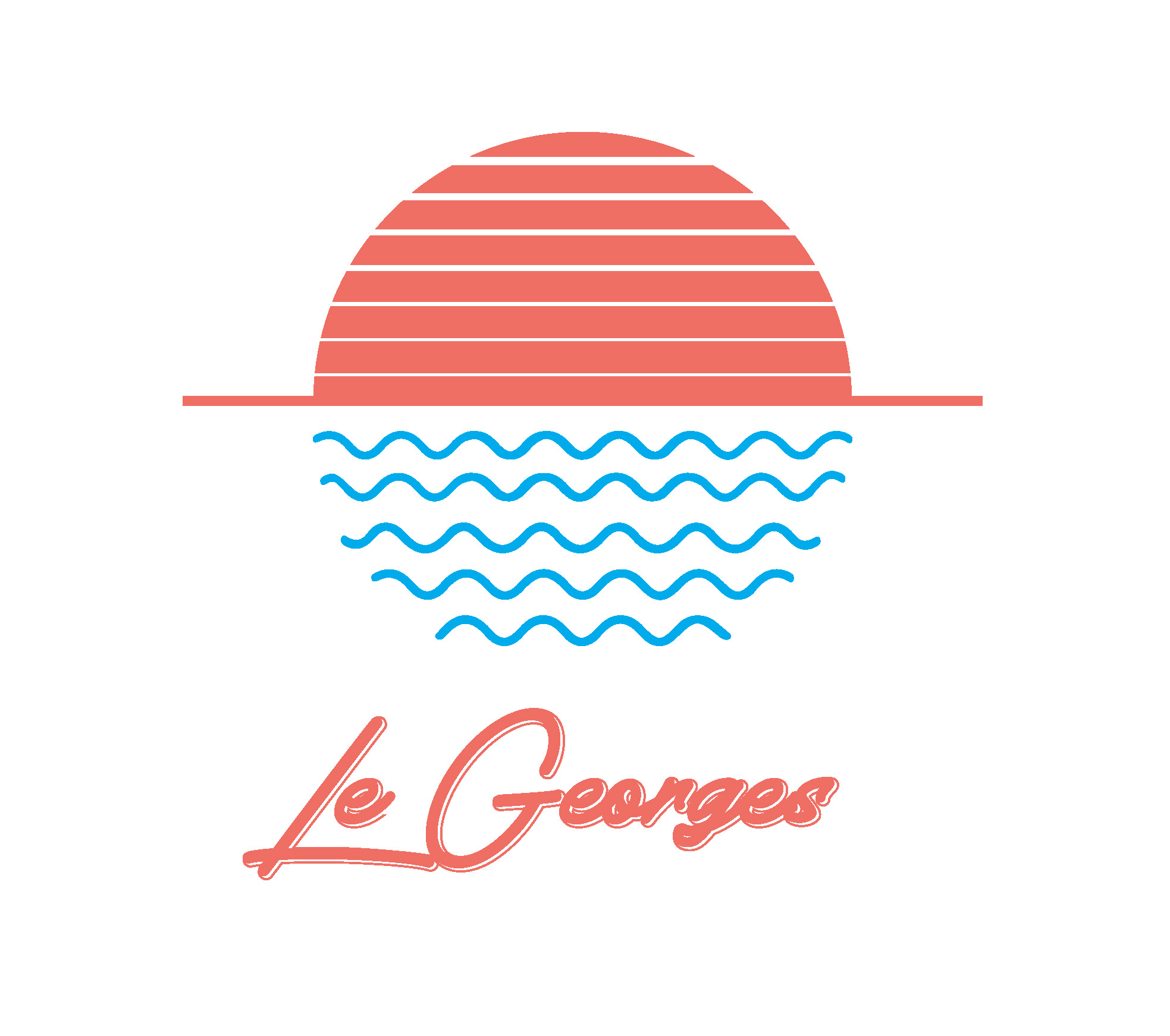 Le Georges - RoofTop - Rives d'Or Hotel - La seyne sur Mer - Création Logo 