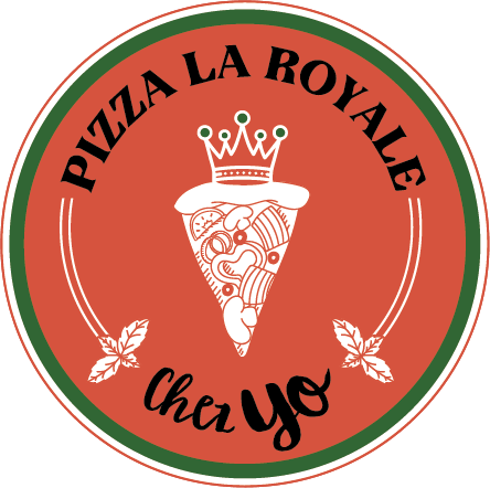 Logo & identité Pizza la Royale chez Yo - Sanary