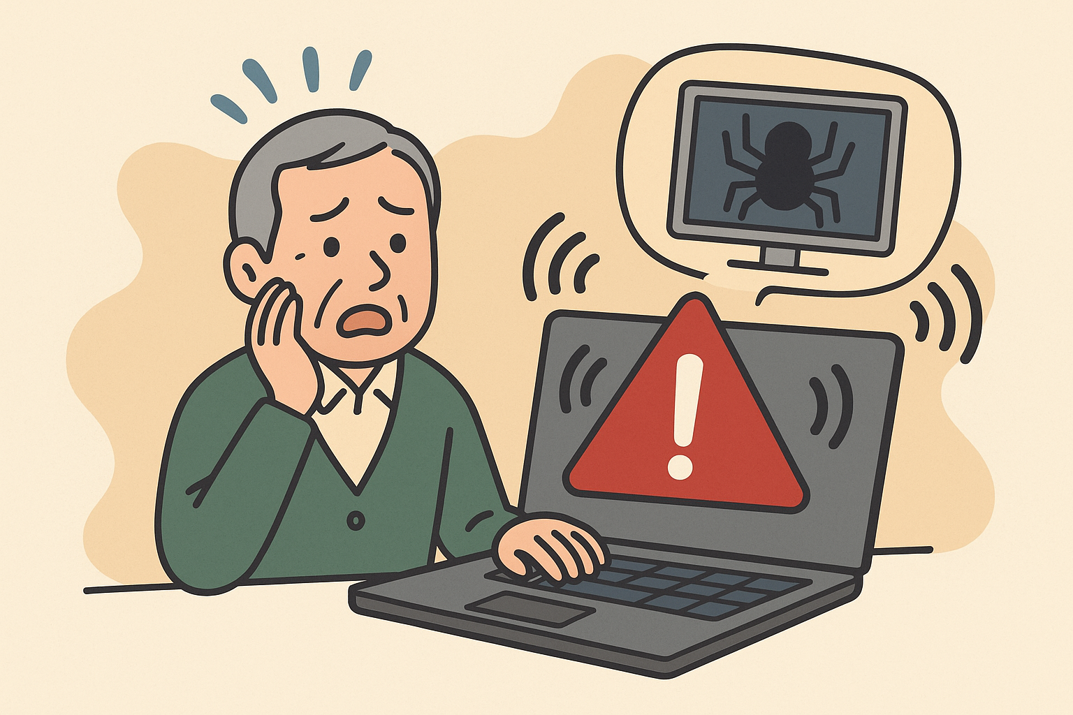 警告音が止まらず…非会員の方がタクシーで持ち込まれました