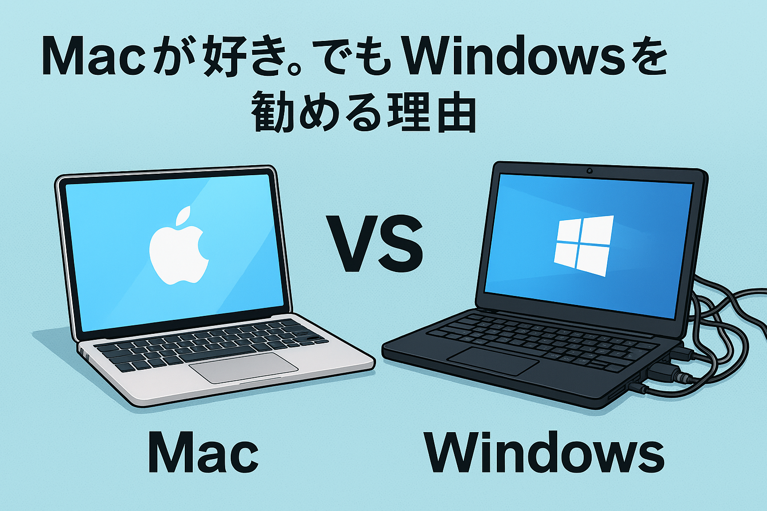 Macが好き。でもWindowsを勧める理由