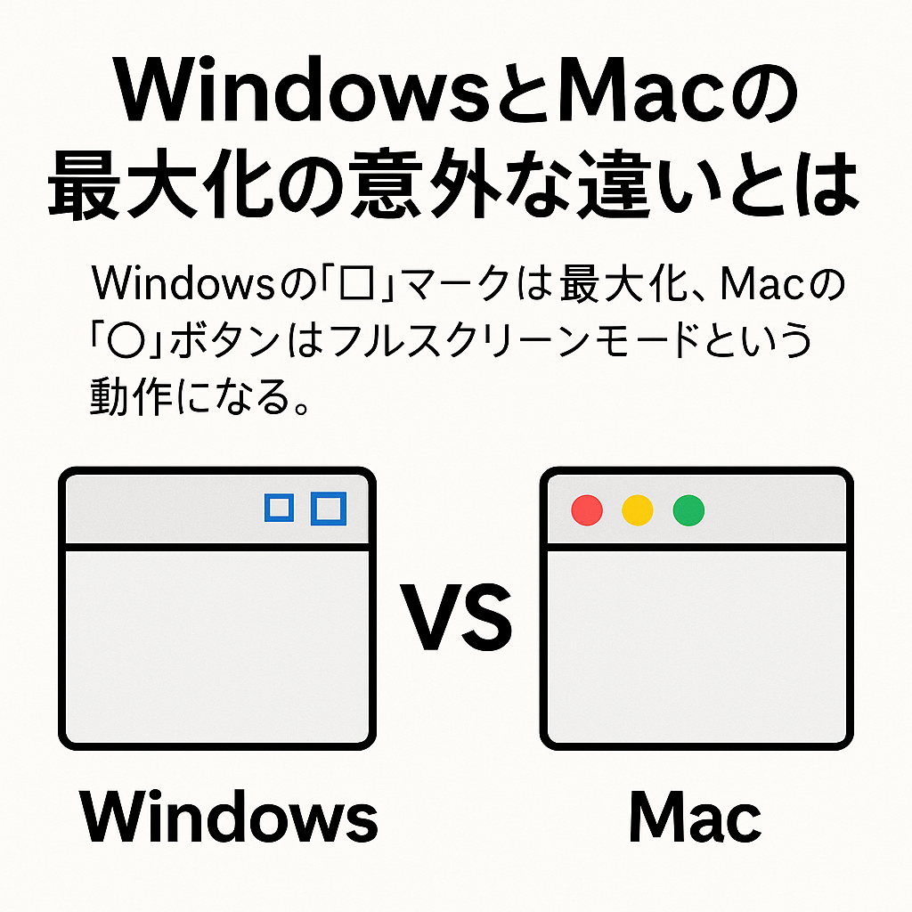 【最大化の違いに戸惑うあなたへ】