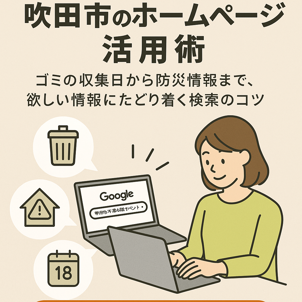 【吹田市民のための】吹田市のホームページ100％活用術