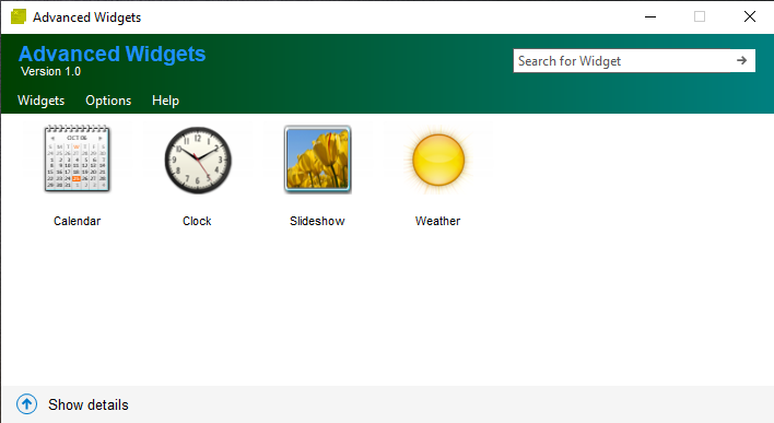 Advanced Widgets light mode