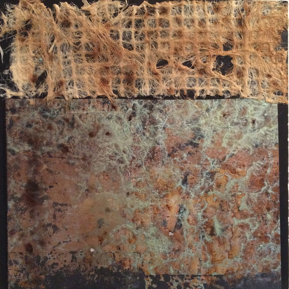 Struktur in Acryl 1 ... Wabenplatte ... 30 x 30 cm (auch als Tryptichon mit 2 und 3)
