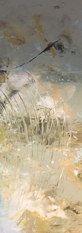 Schilf 2   ...   Acryl auf Leinwand   ...   50 x 150 cm 