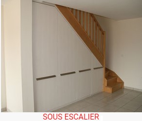 Aménagement d'un sous escalier