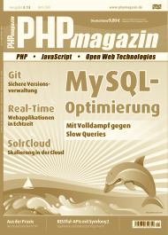 Cover-Foto | PHP Magazin 04.2013