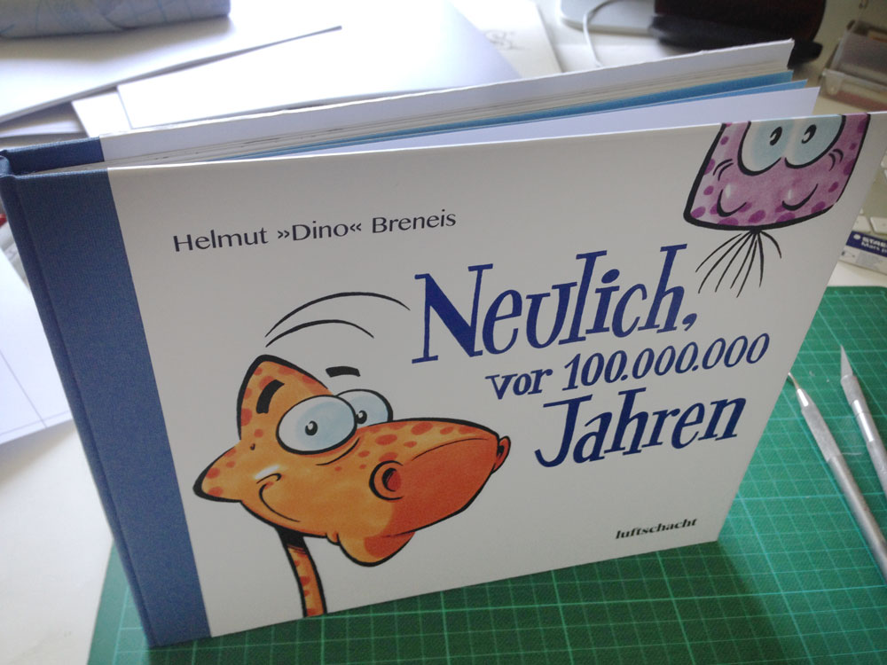 Dino-Blog, Helmut »Dino« Breneis, Dinos, Kinderbuch, Cartoon, Copic, Tusche, Romulus-Caneda-Preis, Design Austria, 2019