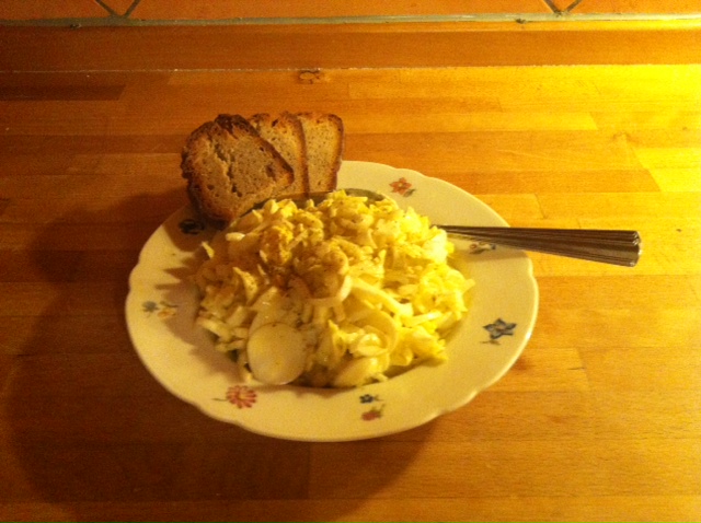 Und ein schönes Abendessen war fertig.