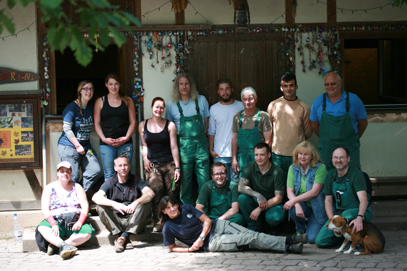 Das Tierpfleger-Team Wildpark Pforzheim