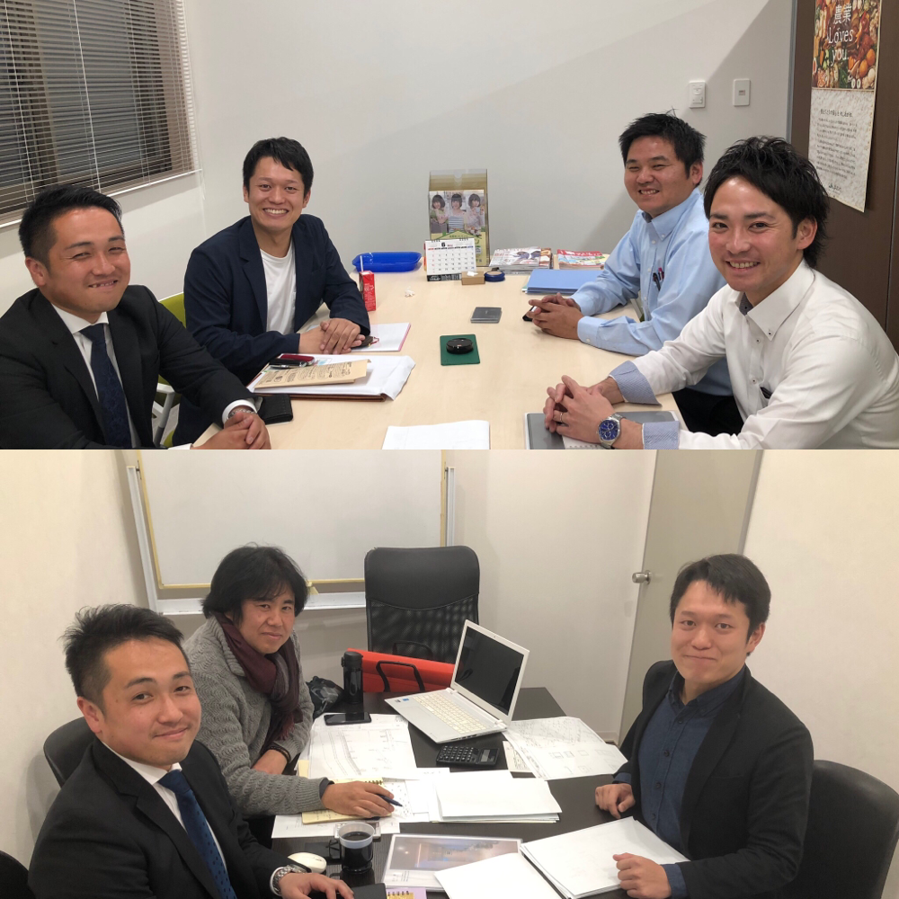 ↑上:みなみ信州農業組合 金融部ローンセンター、木下さんと鈴木さん!下:株式会社KADO 一級建築士 笠松 豊さん!