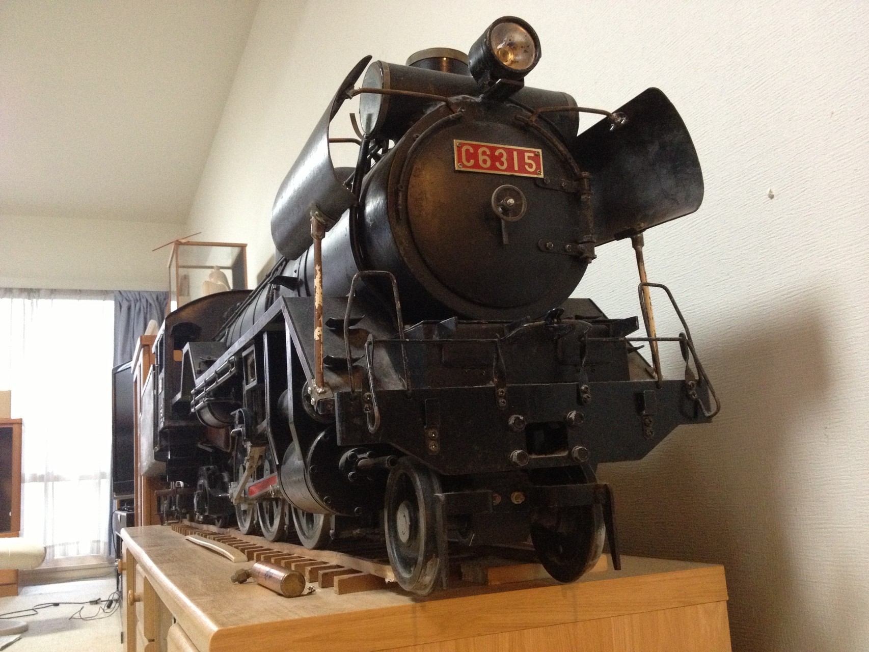 C58型蒸気機関車動輪 ライブスチーム 5インチゲージ