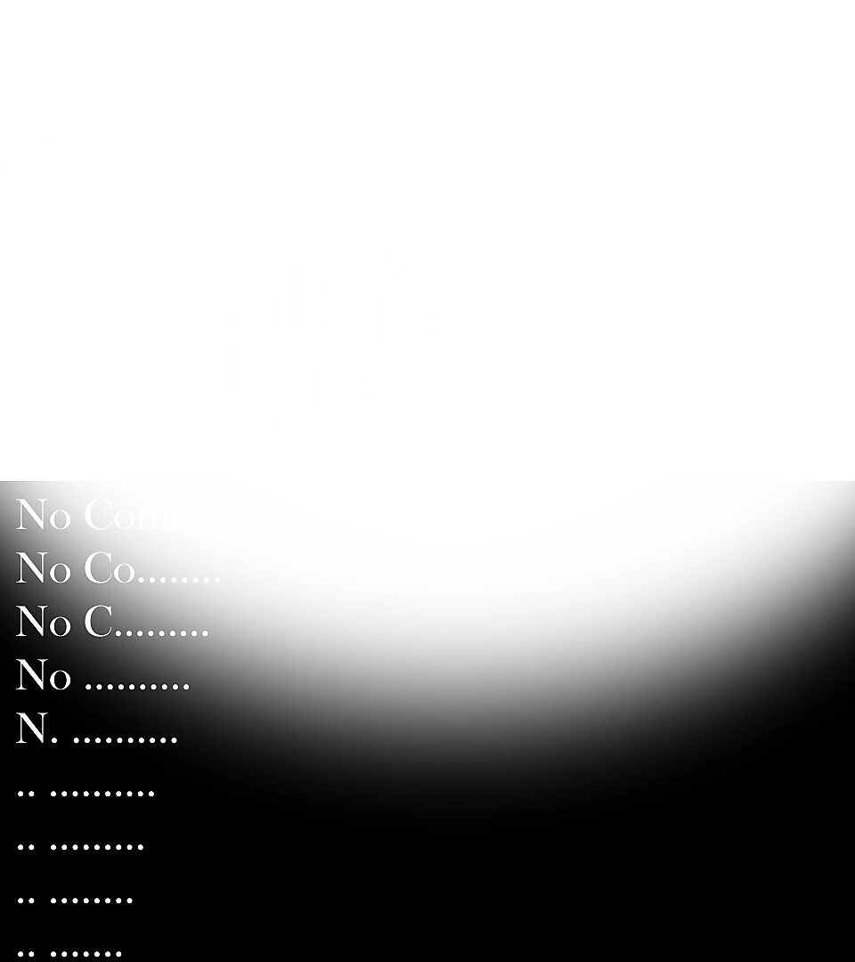 Apocalyptic News Distortions — 3D animation videostill: the image fades into an almost abstract light blur, while the text “No Comment…” breaks apart and dissolves into dots.