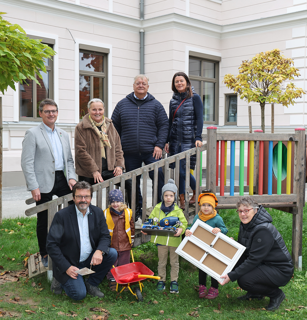 Sanierung der Kindergartenfassade abgeschlossen